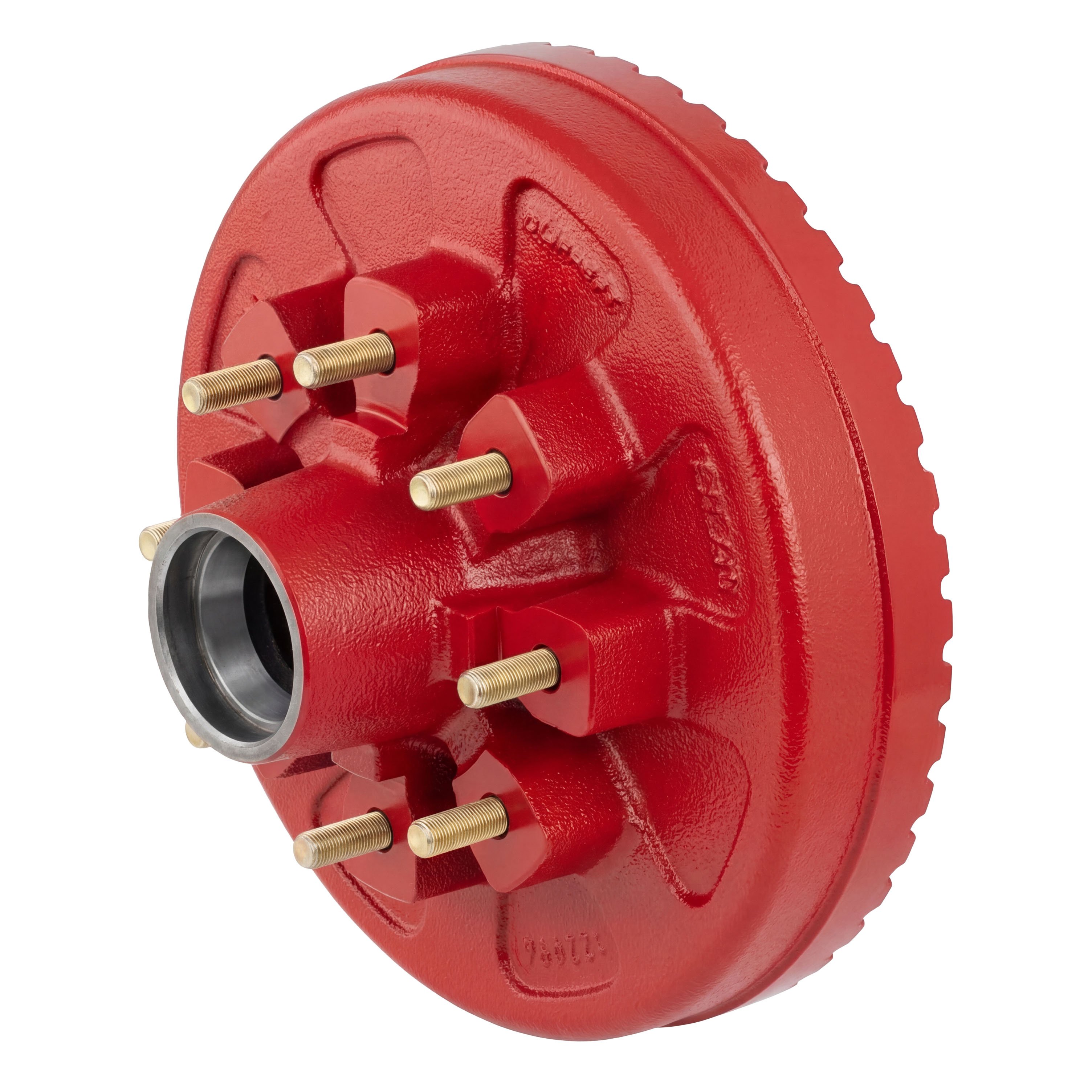 Lippert 2025077667 ABS 12" Red Brake Hub, 7,000-lb Axle, 8 on 6-1/2" Bolt Pattern, 1/2" Studs, 16" Wheel thumbnail 5