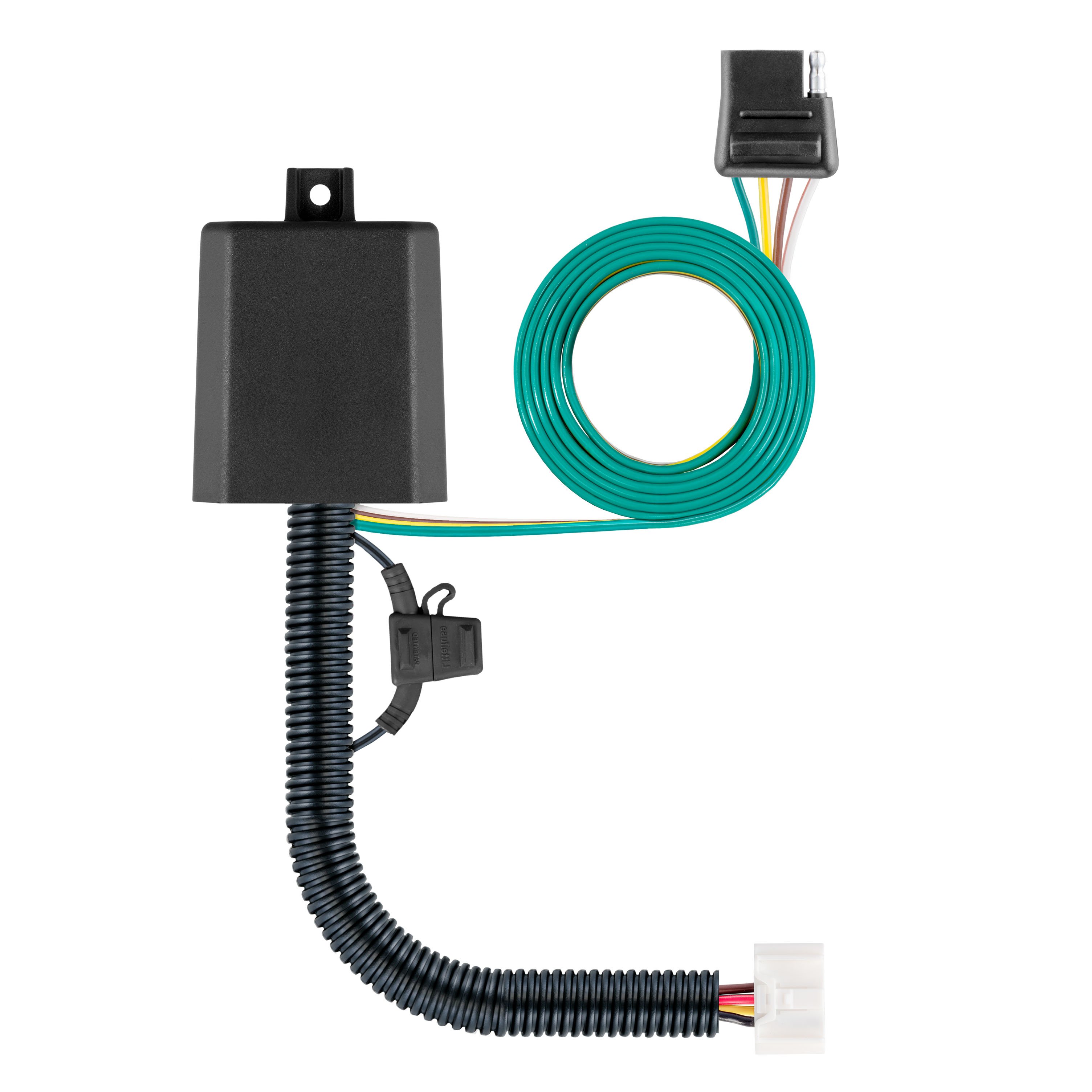 CURT 56574 4-Pin Flat Trailer Wiring Harness, Vehicle-Side, Fits Select Mazda CX-70, CX-90 thumbnail 0