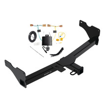 2019-2024 Volkswagen Tiguan Draw-Tite Class 3 Trailer Hitch, 2 Inch Square Receiver Bundle w/ Plug-n-Play T-One Wiring Harness