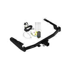 2018-2021 Lexus RX350L Except w/Twin-Tip Exhaust Draw-tite Class 3 Trailer Hitch, 2 Inch Square Receiver Bundle w/ Plug-n-Play T-One Wiring Harness