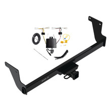 2023-2024 Lexus RX350 Draw-Tite Class 3 Trailer Hitch, 2 Inch Square Receiver Bundle w/ Plug-n-Play T-One Wiring Harness