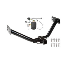 2007-2012 Acura MDX Except w/Full Size Spare Tire or w/Rear Sport Bumper Option Draw-tite Class 3 Trailer Hitch, 2 Inch Square Receiver Bundle w/ Plug-n-Play T-One Wiring Harness