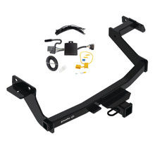 2022-2024 Hyundai Santa Cruz Draw-tite Class 3 Trailer Hitch, 2 Inch Square Receiver Bundle w/ Plug-n-Play T-One Wiring Harness