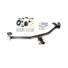 2015-2018 Ford Focus Hatchback, Except ST w/Center Exhaust Models & RS Draw-tite Class 1 Trailer Hitch, 1-1/4 Inch Square Receiver Bundle w/ Plug-n-Play T-One Wiring Harness
