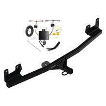 2021-2023 KIA Rio HatchbackDraw-Tite Class 1 Trailer Hitch, 1-1/4 Inch Square Receiver Bundle w/ Plug-n-Play T-One Wiring Harness