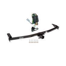 2001-2006 Acura MDX Except w/Full Size Spare Tire Draw-tite Class 3 Trailer Hitch, 2 Inch Square Receiver Bundle w/ Plug-n-Play T-One Wiring Harness