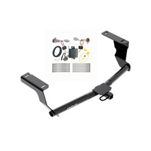 2017-2024 Subaru Impreza Wagon, Except WRX STi & w/Quad Exhaust OutletsDraw-Tite Class 1 Trailer Hitch, 1-1/4 Inch Square Receiver Bundle w/ Plug-n-Play T-One Wiring Harness