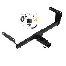 2021-2024 Nissan Rogue Draw-Tite Class 3 Trailer Hitch, 2 Inch Square Receiver Bundle w/ Plug-n-Play T-One Wiring Harness