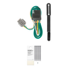 CURT 55441 Vehicle-Side Custom 4-Pin Trailer Wiring Harness, Fits Select Nissan Frontier, Pathfinder, Xterra, Suzuki Equator