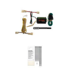 CURT 55358 Vehicle-Side Custom 4-Pin Trailer Wiring Harness, Fits Select Toyota Camry