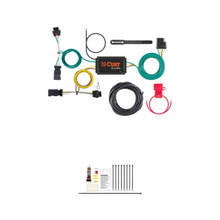 CURT 56369 Vehicle-Side Custom 4-Pin Trailer Wiring Harness, Fits Select Jeep Compass