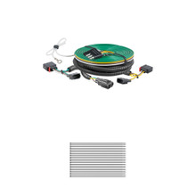 CURT 58940 Custom Towed-Vehicle RV Wiring Harness for Dinghy Towing, Fits Select Jeep Grand Cherokee