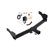 2018-2018 Volkswagen Tiguan Draw-tite Class 3 Trailer Hitch, 2 Inch Square Receiver Bundle w/ Plug-n-Play T-One Wiring Harness