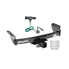 1986-1992 Ford Ranger Except GT Draw-tite Class 3 Trailer Hitch, 2 Inch Square Receiver Bundle w/ Plug-n-Play T-One Wiring Harness