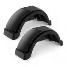 Set of 2, Fulton 14 in. Top Step Black Trailer Fender 008554