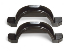 Set of 2, Fulton 15 in.Top & Side Step Black Trailer Fender 008585