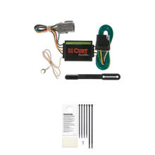 CURT 55365 Vehicle-Side Custom 4-Pin Trailer Wiring Harness, Fits Select Toyota Land Cruiser, Lexus LX470