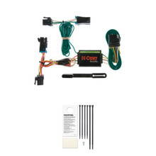 CURT 55377 Vehicle-Side Custom 4-Pin Trailer Wiring Harness, Fits Select Chevrolet Express, GMC Savana 1500, 2500, 3500