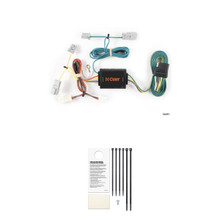 CURT 56051 Vehicle-Side Custom 4-Pin Trailer Wiring Harness, Fits Select Honda Civic Coupe