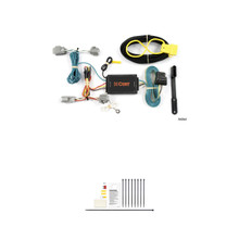 CURT 56064 Vehicle-Side Custom 4-Pin Trailer Wiring Harness, Fits Select Lincoln MKS, Ford Fiesta Hatchback