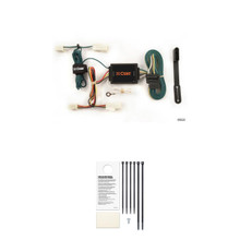 CURT 55522 Vehicle-Side Custom 4-Pin Trailer Wiring Harness, Fits Select Toyota Matrix, Echo