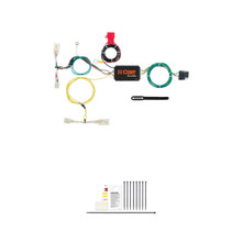 CURT 56275 Vehicle-Side Custom 4-Pin Trailer Wiring Harness, Fits Select Toyota Prius C