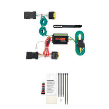 CURT 56185 Vehicle-Side Custom 4-Pin Trailer Wiring Harness, Fits Select Nissan Versa Sedan without LED Taillights