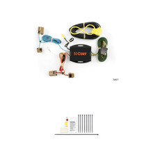 CURT 56021 Vehicle-Side Custom 4-Pin Trailer Wiring Harness, Fits Select Nissan Versa