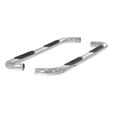 ARIES 204009-2 3-Inch Round Polished Stainless Steel Nerf Bars, No-Drill, Fits Select Chevrolet Silverado, GMC Sierra 1500, 2500, 3500 HD