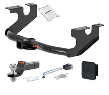 Trailer Hitch + Drawbar + Lock + Cover Bundles for 2021 Alfa Romeo Stelvio