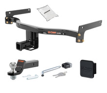 15 - 19 Lincoln MKC 2in. CURT Trailer Hitch + Ball Mount + Cover + Lock Kit HWA1736