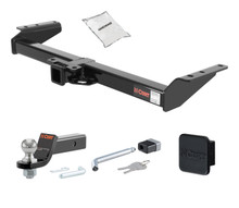 02 - 02 Cadillac Escalade 2in. CURT Trailer Hitch + Ball Mount + Cover + Lock Kit HWA230