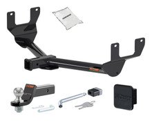 Trailer Hitch + Drawbar + Lock + Cover Bundles for 2018 Lexus NX300h