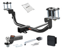 Trailer Hitch + Drawbar + Lock + Cover Bundles for 2014 Mercedes-Benz GLK350