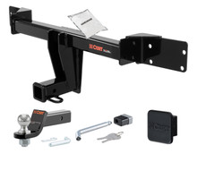 Trailer Hitch + Drawbar + Lock + Cover Bundles for 2016 Mercedes-Benz GLA250