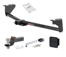 22 - 24 KIA Carnival 2in. CURT Trailer Hitch + Ball Mount + Cover + Lock Kit HWA1586