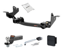 14 - 23 RAM ProMaster 3500 Standard length cargo van 2in. CURT Trailer Hitch + Ball Mount + Cover + Lock Kit HWA2163