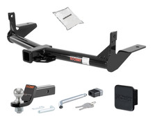 Trailer Hitch + Drawbar + Lock + Cover Bundles for 2007 Mercury Mountaineer