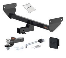 23 - 24 Mazda CX-50 2in. CURT Trailer Hitch + Ball Mount + Cover + Lock Kit HWA1809