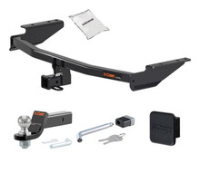 Trailer Hitch + Drawbar + Lock + Cover Bundles for 2017 Nissan Pathfinder