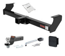 Trailer Hitch + Drawbar + Lock + Cover Bundles for 1999 Suzuki Vitara