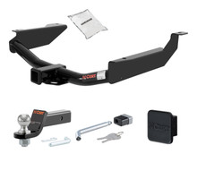 98 - 03 Dodge Durango 2in. CURT Trailer Hitch + Ball Mount + Cover + Lock Kit HWA694