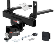 Trailer Hitch + Drawbar + Lock + Cover Bundles for 2013 Subaru Tribeca