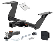 19 - 24 Subaru Forester 2in. CURT Trailer Hitch + Ball Mount + Cover + Lock Kit HWA2265