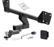 21 - 24 Chevrolet Trailblazer 2in. CURT Trailer Hitch + Ball Mount + Cover + Lock Kit HWA605