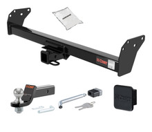 83 - 94 GMC Jimmy Down size 2in. CURT Trailer Hitch + Ball Mount + Cover + Lock Kit HWA1078