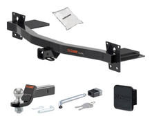 24 - 24 Chevrolet Traverse Limited 2in. CURT Trailer Hitch + Ball Mount + Cover + Lock Kit HWA614