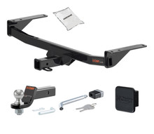 Trailer Hitch + Drawbar + Lock + Cover Bundles for 2021 Volkswagen Atlas Cross Sport