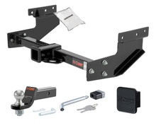 93 - 03 Volkswagen Eurovan 2in. CURT Trailer Hitch + Ball Mount + Cover + Lock Kit HWA2477