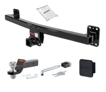 Trailer Hitch + Drawbar + Lock + Cover Bundles for 2012 Volkswagen Touareg